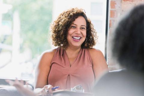 Female Counselor Meeting with Patient